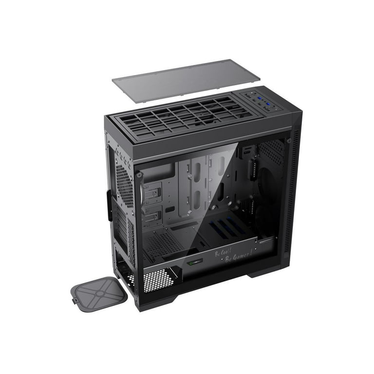 GAMEMAX Abyss TR Black Steel / Tempered Glass ATX Full Tower Gaming  Computer Case w/ 1 x 120mm ARGB LED Fan x Rear (Pre-Installed) 