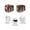 brown, variant on Coffee Gnomes Small Toaster Cover 2 Slice, Kitchen Appliance Covers, Coffee Beans Cups Brown Toaster Oven Cover with Loop, Bread Machine Cover Polyester Dust Cover Protection