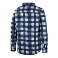 thumbnail image 3 of Men's Colosseum Navy/White Maine Black Bears Ellis Plaid Full-Snap Shirt Jacket, 3 of 3