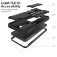 thumbnail image 6 of FITO For Samsung Galaxy S22 Case, Phone Case with Screen Protector and Kickstand (Black), 6 of 8