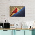 thumbnail image 4 of Rustic Red Bird Metal Sign – 12x16 Inch Tin Wall Art for Kitchen, Porch, Garden, and Living Room – Gift for Bird Lovers and Garden Enthusiasts, 4 of 8