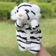 thumbnail image 4 of Marioneta Mano Tigre Serie Juguete Peluche Suave para Bebés Y () Blanco, 4 of 6