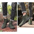 thumbnail image 2 of Zapatos descalzos para hombre, cordones elásticos antideslizantes para senderismo, ciclismo (41 verde militar) Wdftyju Tenis De Mujer Tenis De Hombre, 2 of 8