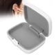 thumbnail image 4 of Fugacal Caja de almacenamiento duro para audífonos, caja de protección para audífonos duradera blanca cuadrada de tamao de bolsillo para amplificador de sonido Fugacal No se aplica, 4 of 6