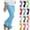 Blue, variant on Girls Flared Pants Size 3T-12 High Waist Cute Preppy Clothes for Girls Uniform Pants Bell Bottom Pants Red