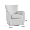 thumbnail image 6 of Jofran Blakely Harper Contemporary Traditional Swivel Accent Chair, 6 of 8