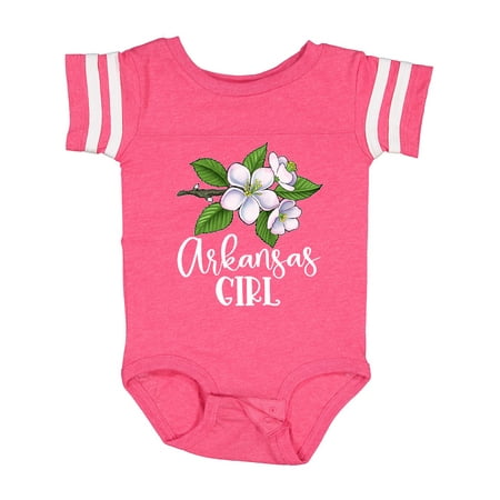 

Inktastic Arkansas Girl Apple Blossoms Gift Baby Girl Bodysuit