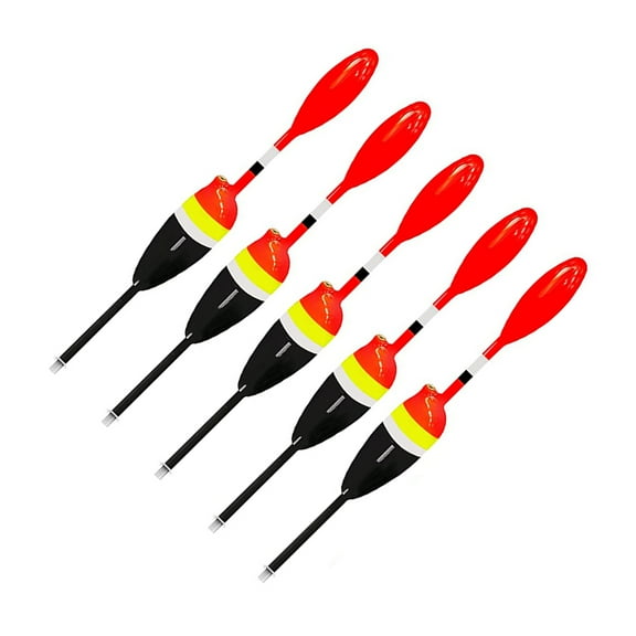 BIBABLYKE 5pcs Slip Bobbers for Saltwater Fishing Balsa Floats Fishing Floats and Bobbers Crappie Trout Fishing Bobbers