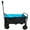 Black, variant on Beach Wagon for Kids, Collapsible Wagon with Canopy and Cup Holders, Portable Camping Wagon for Patio Shopping, All Terrain Wheels Beach Wagon