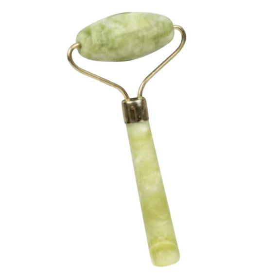 Jade Rollers Skincare Tool Facial Roller Natural 100% Real, Beauty Face Neck Eye Wrinkles Puffiness Massage Botox Therapy Care Under-eye Bags Anti-aging Saggy Fine Lines Dark Circles Treatment