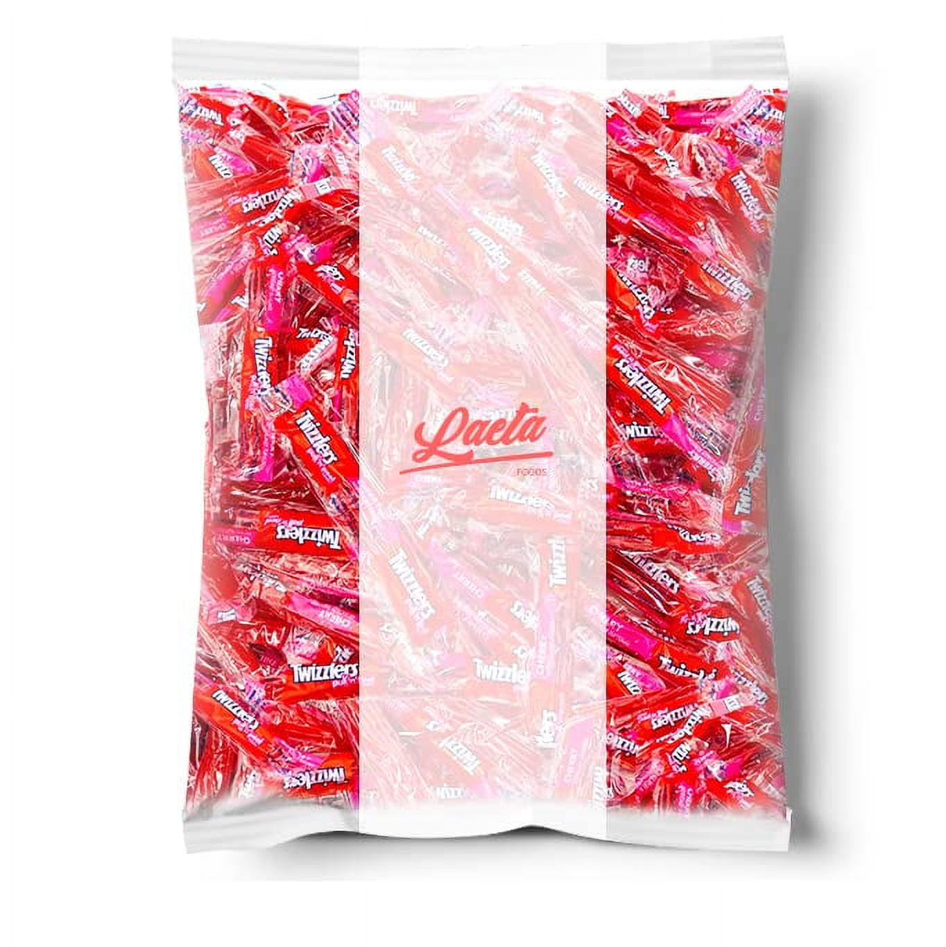 LaetaFood TWIZZLERS PULL 'N' PEEL Cherry Flavored Chewy Candy (Bulk of 3 Pound)RDC36