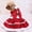 Red, variant on Solid Color Warm Pet Vest Sweatshirt, Soft Coat Dress Outfit for Cats & Dogs, Christmas Holiday Pet Clothes