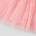 thumbnail image 5 of PatPat Princess Dresses for Baby Girls Floral Mesh Puff-sleeve Pink Tutu Dress, 6-9 Months, 5 of 8