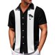 thumbnail image 2 of Men's Hawaiian Printed Button Short Sleeve Shirts Men's Casual Fashion Short Sleeve Shirts XL, 2 of 4