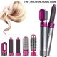 thumbnail image 2 of Cepillo Para Secador De Pelo 5 En 1 Peine De Iones Negativos Cepillo De Aire Caliente Para Peinar El Cabello Cepillo De Aire Estilizador De Cabello Regalo Para Alisado Giratorio Curling Con Varios Cab, 2 of 7