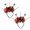A, variant on BQBQERT Stylish Flower Headbands Ornament Headdress Decorations Headwear for Masquerades and Parties