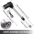 YTBW 6" Inch Stroke Linear Actuator 6000N/1320Lbs Pound Max Lift 12V