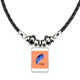 thumbnail image 1 of crystal galaxia color azul collar a mano colgante de cuerda de cuero Unbranded M, 1 of 3