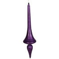 thumbnail image 5 of Vickerman Glitter Finial Drop Matte Ornament, 5 of 7
