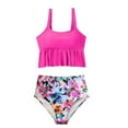 thumbnail image 4 of Traje de baño vintage estampado para mujer, traje de baño conservador, traje de baño de bikini con falda de playa estampada para mujer, traje de baño de nailon para mujer, 4 of 4