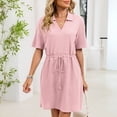 thumbnail image 5 of CIENVNSTG Women's Casual Dresses A-Line Classic Vogue New Dress Elegant Eye-Catching Beach Dress, 5 of 6