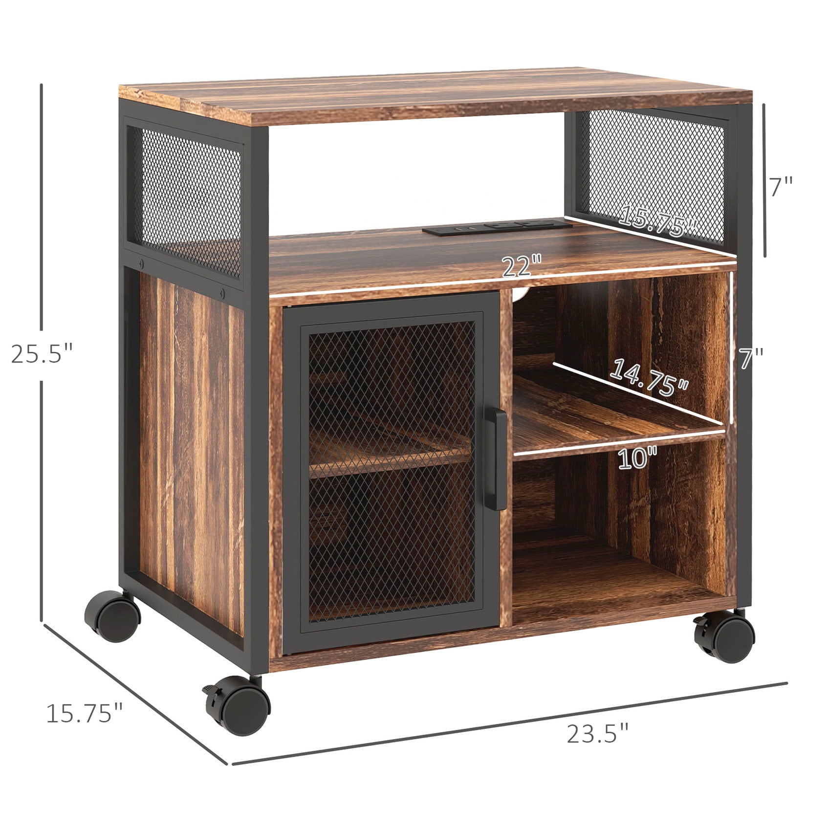 Rustic Style & Cable Management - Add Industrial Charm to Your Space While Keeping Cables Neat