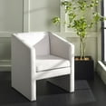thumbnail image 5 of SAFAVIEH Ylva Modern Style Accent Chair, Light Gray Velvet, 5 of 13