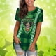 thumbnail image 2 of Camiseta de manga corta con estampado de día de San Patricio para mujer Fridja bn1130, 2 of 4