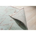 thumbnail image 3 of EORC Light Blue Hand-Knotted Wool Modern Moroccan  Rug, 9' x 12', 3 of 5