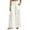 A-Beige263, variant on Women's Drawstring Waist Pants Lace Insert Casual Summer Wide Leg Trousers
