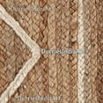 thumbnail image 3 of Gahilot International Bohemian Jute & Hemp Braid Area Rug Door Mat Multi-Color Hand Woven, 3 of 4
