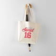 thumbnail image 5 of CafePress - Sweet 16 Tote Bag - Unisex Canvas Tote Bag, Beige, 1-Piece, 5 of 7