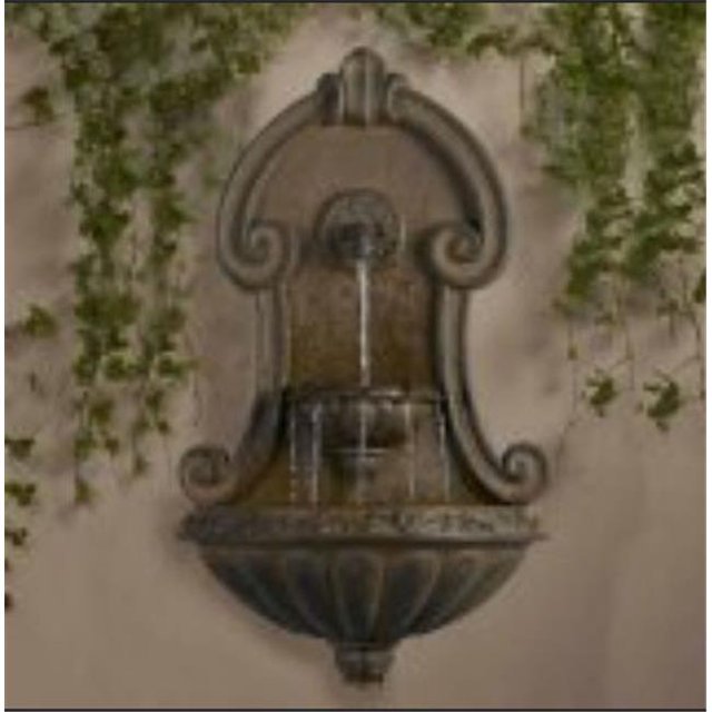 Muro Elegante Copper Finish Wall Fountain