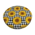 thumbnail image 2 of Lsque Sunflowers Round Bar chair cushion covers Velvet Fabric Premium Comfort Protects from Scratches and Stains for 14-17 Inch Chair- 12 inch, 2 of 7