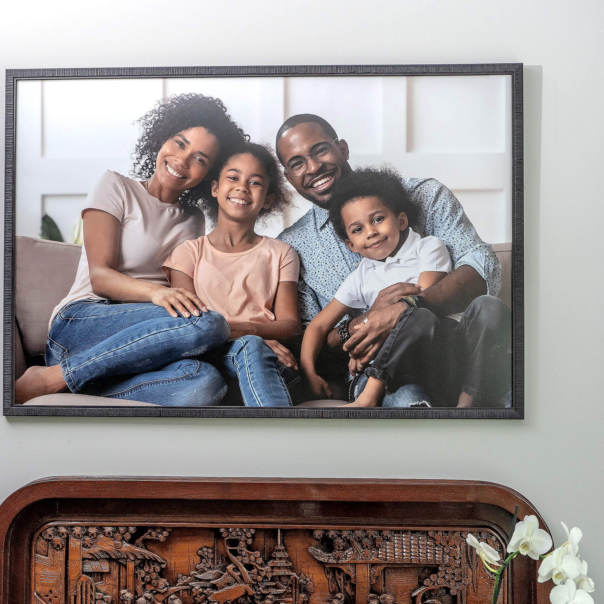 18x24 Frame Brown Picture Frame - Complete Modern Photo Frame Includes UV Acrylic Shatter Guard