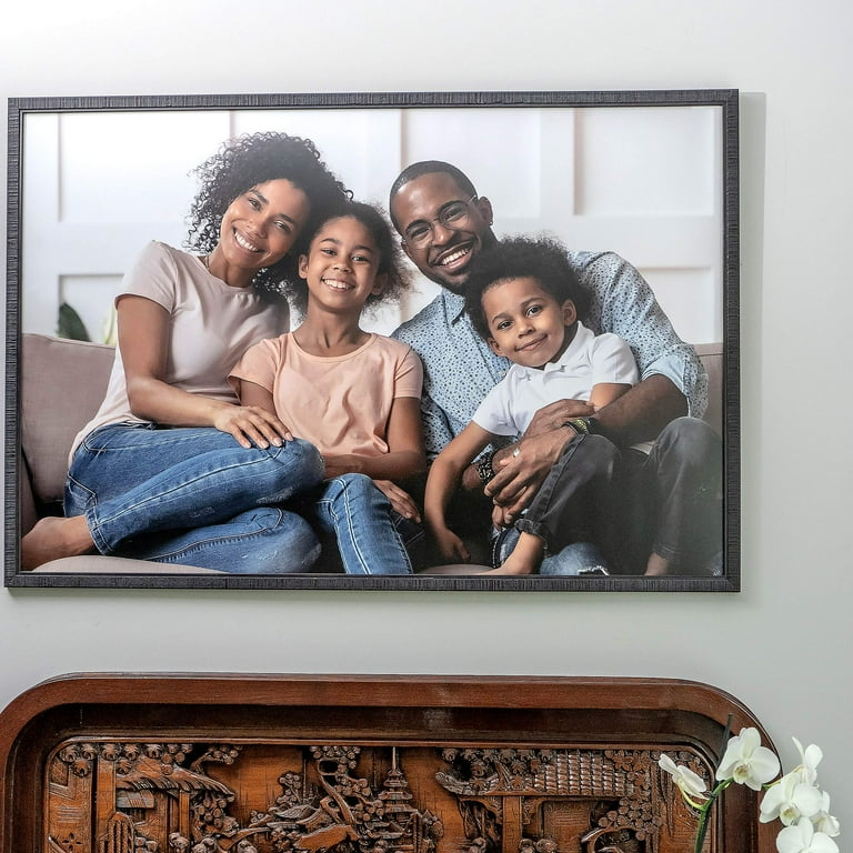 6x9 Frame Brown Solid Wood Picture Frame - Complete Modern Photo