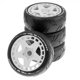 thumbnail image 1 of Llantas de Plástico Duraderas para Coche Teledirigido Ounissouiy Accesorios para Modelos ARRMA Team Losi Kyosho VRX HPI Blanco, 1 of 5
