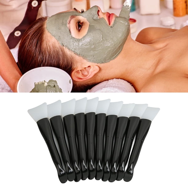 De Cepillo Del Maquillaje Del Silicón, Equipo Del Cepillo Del Aplicador De La Crema De Cara De DIY 10pcs Para El Cuidado De La Piel