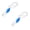 Blue 2PCS, variant on Fish Tank Cleaner Long Nozzle Sand Cleaning Kit, Aquarium Siphon Vacuum Cleaner for Fish Tank Cleaning Sand to Removing and Change Water