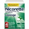 Nicorette Stop Smoking Aid Lozenge, Mint 4 mg 72 ea Pack of 2