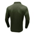 thumbnail image 4 of Mens Long Sleeved Button Striped Printed Lapel Top, 4 of 5