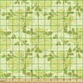 thumbnail image 2 of Rose Fabric by the Yard, Romantic Flower Bouquets in Vintage Style Flourish Branches, Decorative Upholstery Fabric for Sofas and Home Accents, Apple Green Pale Yellow by Ambesonne, 2 of 5