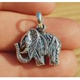 thumbnail image 2 of Elephant Lucky Charm Pendant Indian Solid 925 Sterling Silver Handmade Jewelry For Unisex, 2 of 2