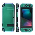 thumbnail image 5 of PlayVital Glossy Back Cover for Nintendo Switch Console, NS Joycon Handheld Controller Separable Hard Shell, Dockable Protective Case for Nintendo Switch - Chameleon Green Purple, 5 of 9
