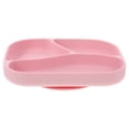 thumbnail image 1 of OULII Baby Silicone Plates 1Pcs Pink Multi-grid for Feeding Time 8.7x5.7x1.4in, 1 of 5