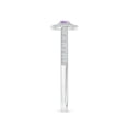 thumbnail image 3 of ANGARA Natural Vintage Style Amethyst Halo Ring with Milgrain Detailing in 14K White Gold for Women (Size-2.5mm) | February Birthstone, Anniversary, Jewelry Gift for Women | Natural Amethyst Ring, 3 of 10