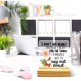 thumbnail image 6 of Zomyto Funny Office Acrylic Sign,Humorous Office Desk Decor,Sarcastic Signs for Office,I Don't Get Nearly Enough Credit Acrylic Plaque with Stand, 6 of 7