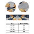 thumbnail image 6 of Xipuska Gold Blue Gray Marble Bed Runners for Twin Size Bed, Decorative Bed Throws for Foot of Bed, Modern Abstract Aesthetic Art Bed Runner Sofa Throw Bedding Scarf Protector Slipcover for Bedroom, 6 of 6