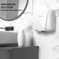 thumbnail image 3 of interhasa! Stainless Steel Electric Hand Dryer, 1800W High Speed Auto Warm Wind Commercial Wall Mounted Automatic Hand Dryers for Home Industry Bathroom,White, 3 of 8