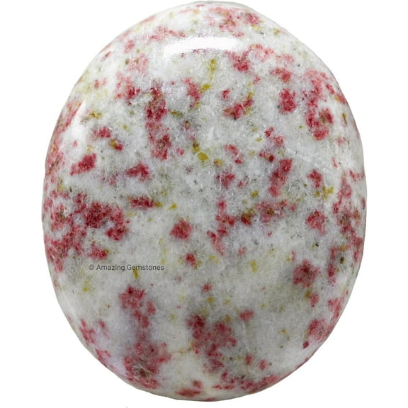 Cinnabarite Crystal Palm Stone